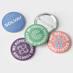 Goodies Solvay badge