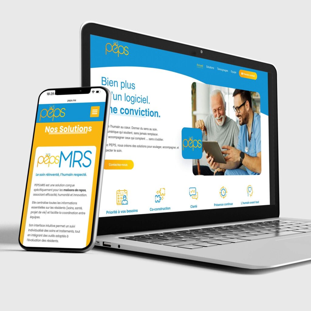 lancement site web PEPS