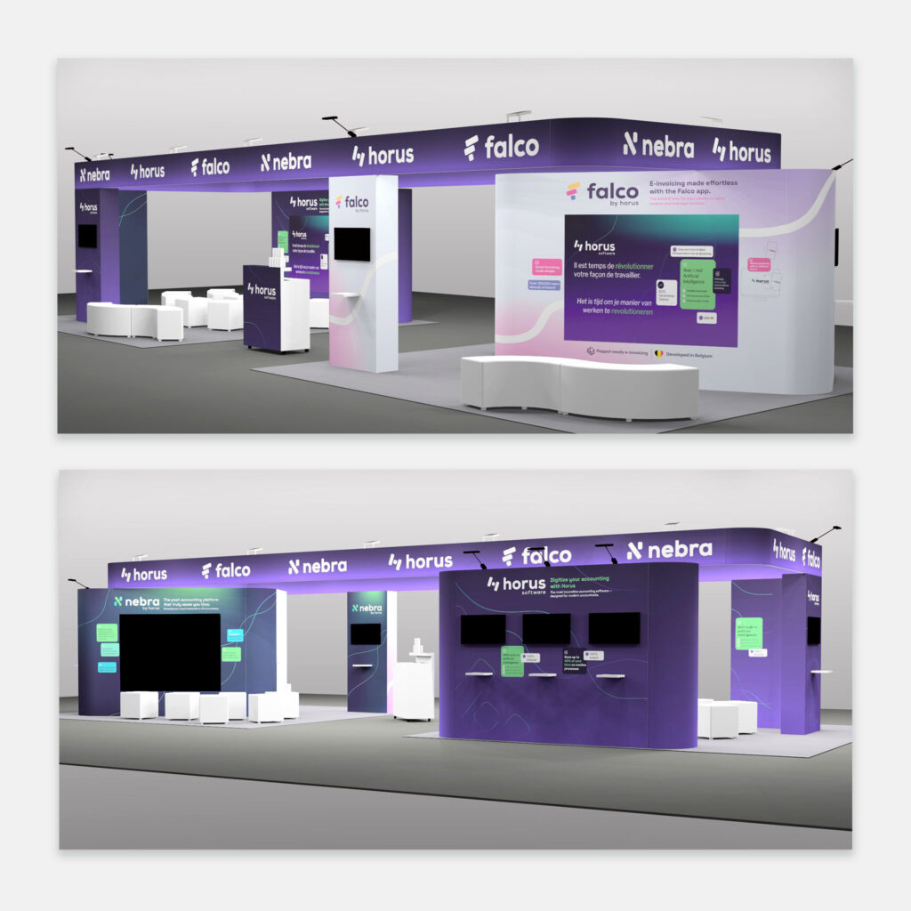 design de stand pour horus