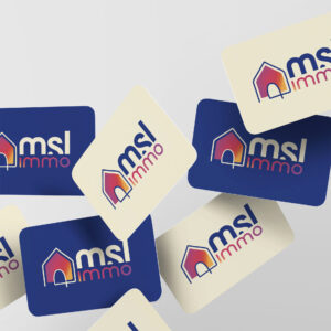 création logo agence immobilière MSL
