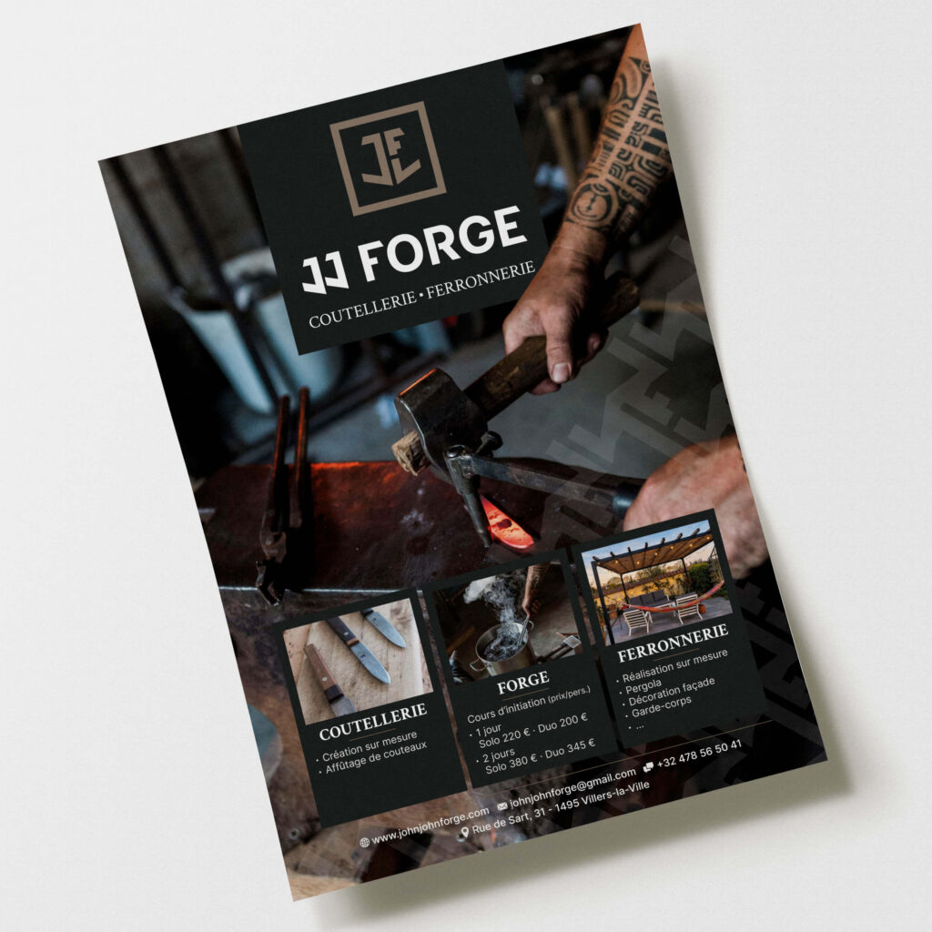 Une affiche au service du savoir-faire d'un artisan